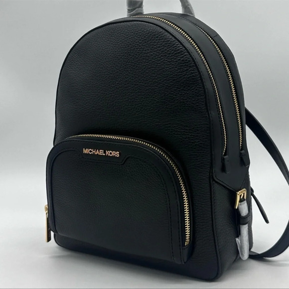 Michael Kors Medium Jaycee Backpack Black - Picture 11 of 12